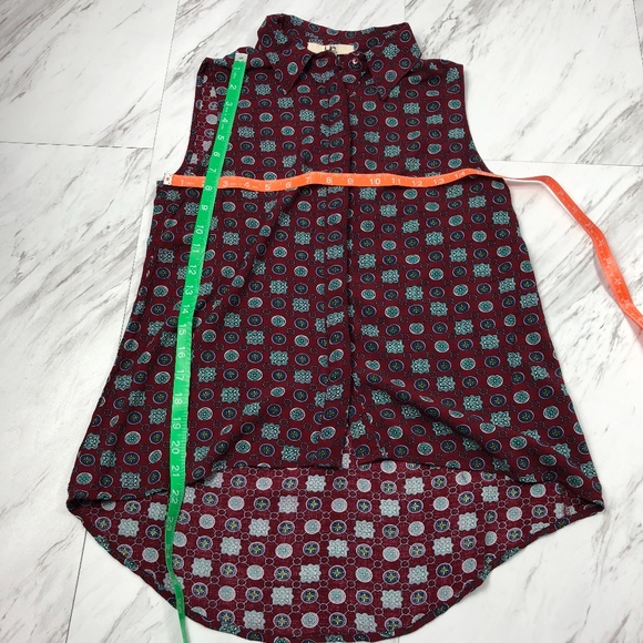 Hi Low Sleeveless Blouse Size Small NWOT - Picture 4 of 7